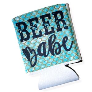 SET OF FIVE "Beer Babe" Koozie